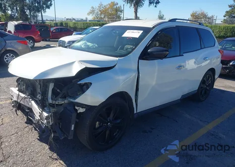 2018 Nissan Pathfinder Sl из США, поврежденный, VIN 5N1DR2MN5JC674018